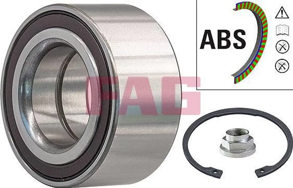 Supprimer bruit roulement roue Honda Civic Accord avec kit FAG 713
