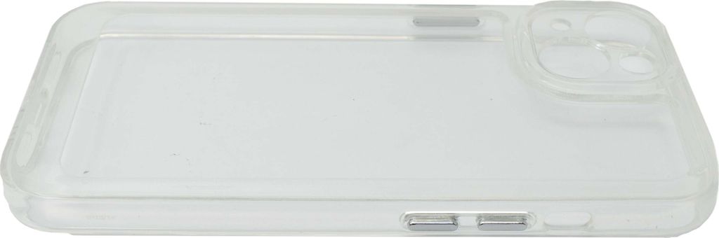 Schutzhülle stoßfest aus TPU Silikon Weiß Transparent Hülle für iPhone 14 Plus