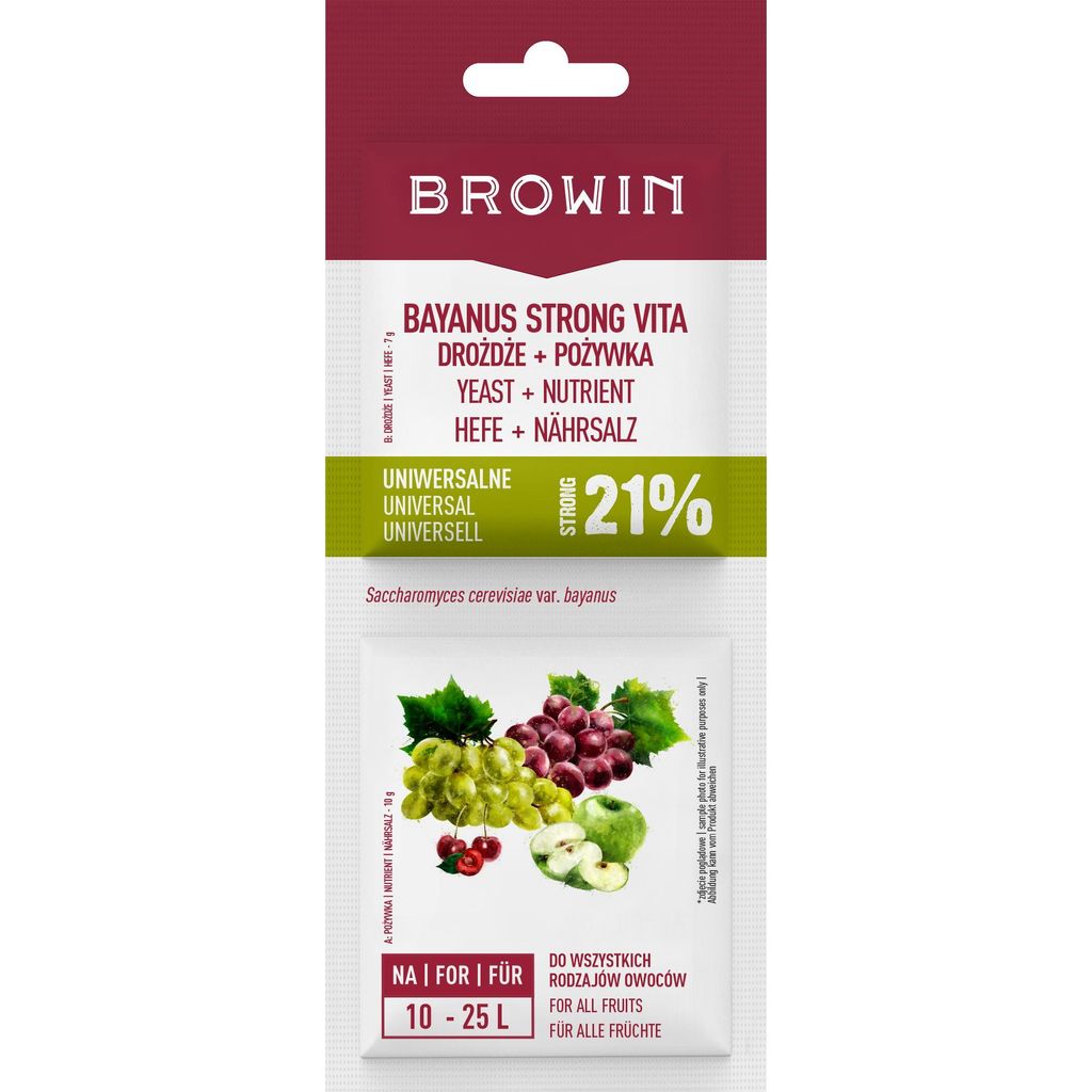 Browin Bayanus-Hefe + Nährsalz – Universell Für Alle Produktbild 