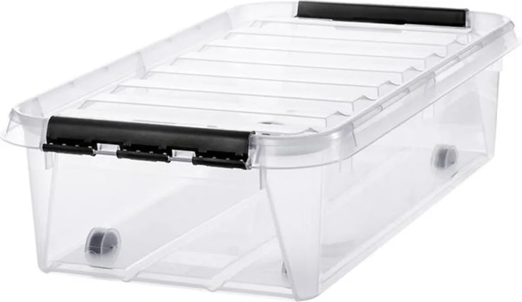 Boîte de rangement SmartStore Classic 30 L avec clips noirs 3541070