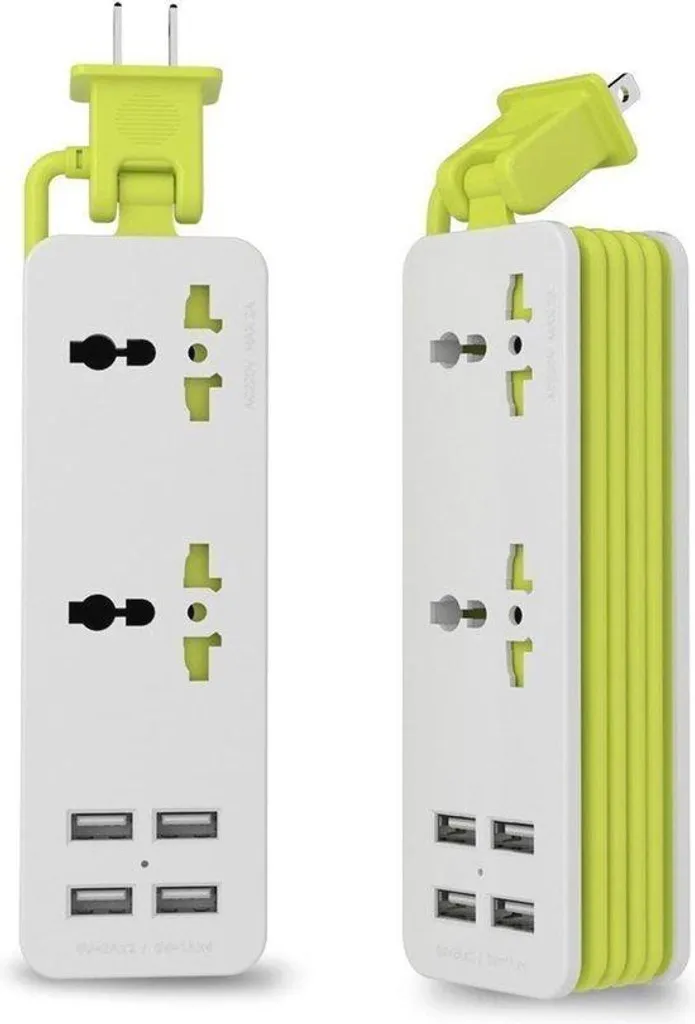 Multiprise USB de bureau avec 4 sorties intelligentes et câble long 1,5m