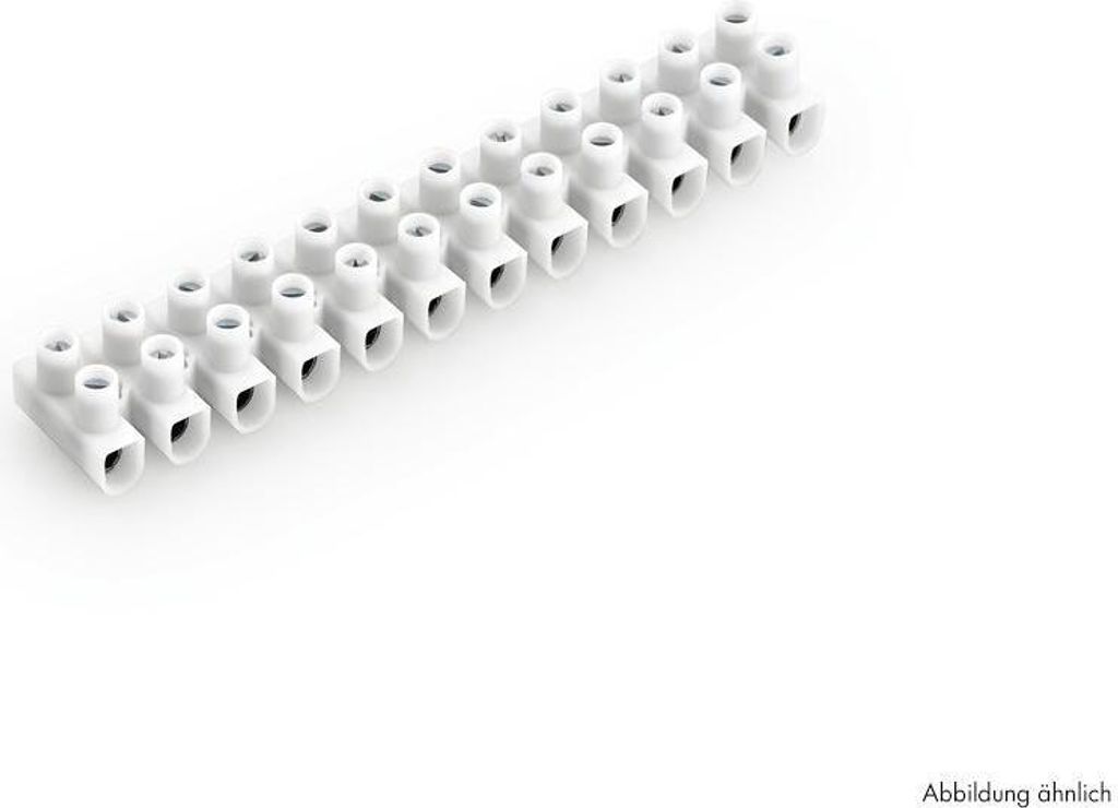 Naber Lüsterklemmenleiste, 6,0 mm² - Montagematerial