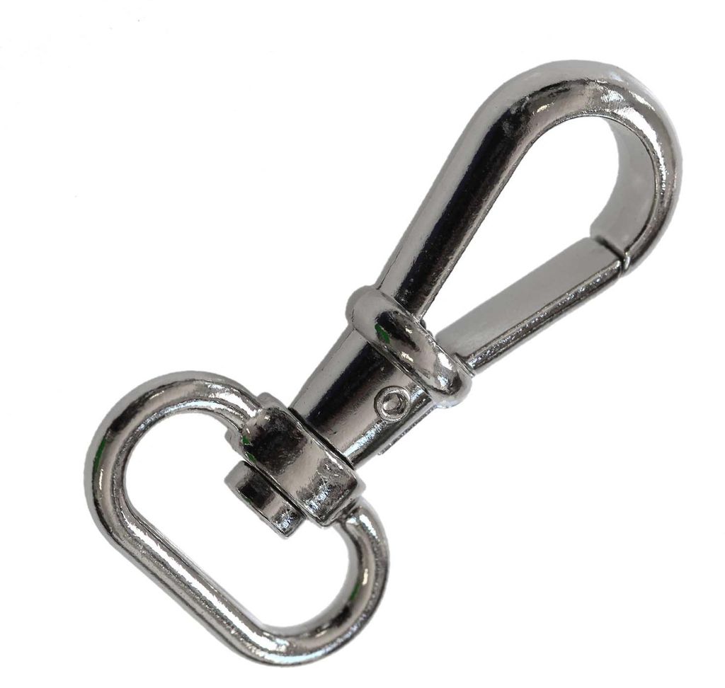 5 Bolzen-Karabiner silber