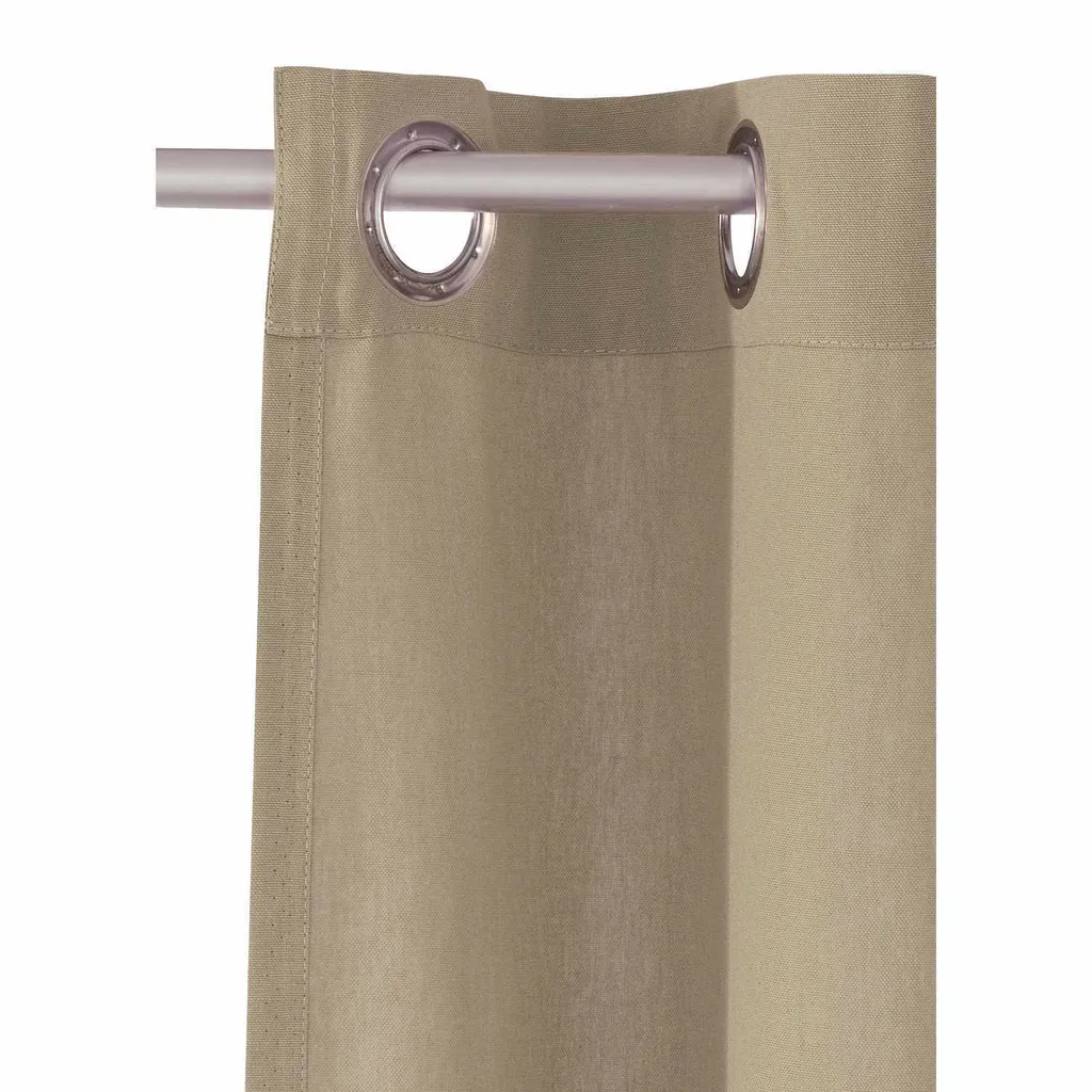 Tom Tailor Sciarpa con occhielli tortora 140x245cm
