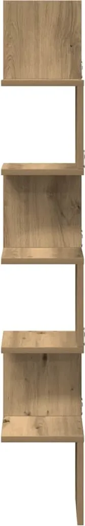 Mensola Angolare Maison Exclusive Rovere 20x20x127.5 cm Design Minimal - 4