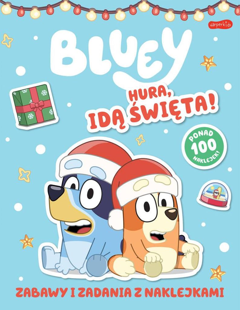 Bluey - Hurra, Weihnachten steht vor der Tür! Sticker-Spiele und Aktivitäten