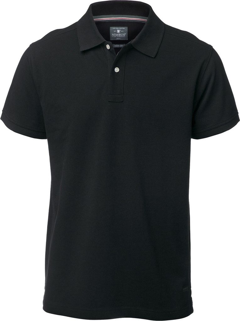 Nimbus Yale Herren Polo Shirt Kurzarm RW3619 (XL) (Schwarz)
