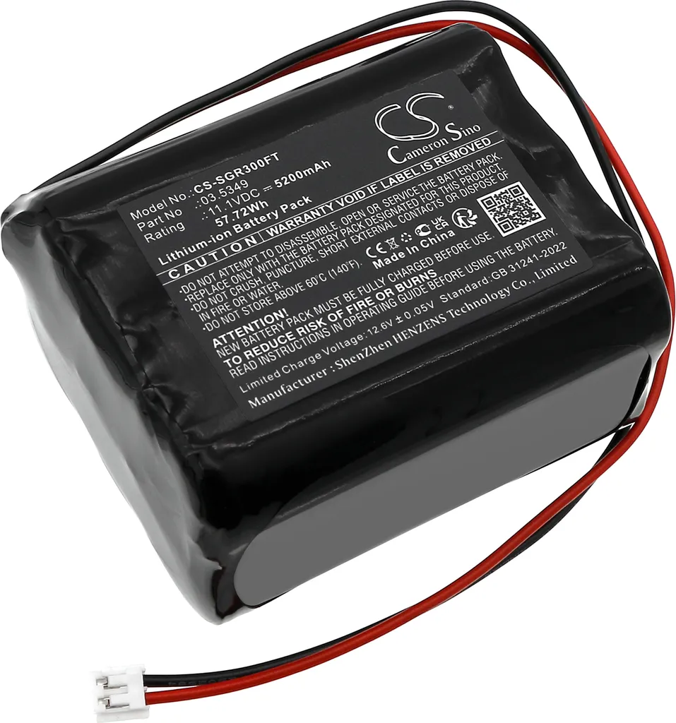 Batterie 4400mAh pour Scangrip NOVA 3 et 4 K C+R remplace accu 03.5349