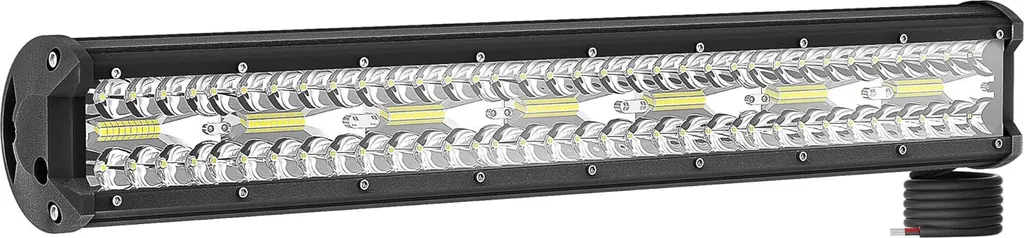 YUENFONG Barre LED 420W Projecteur de Travail Combo IP67 pour Camion