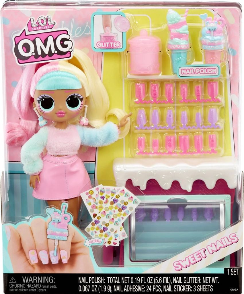 MGA Entertainment L.O.L. Surprise OMG Sweet Nails - Candylicious Sprinkles Shop