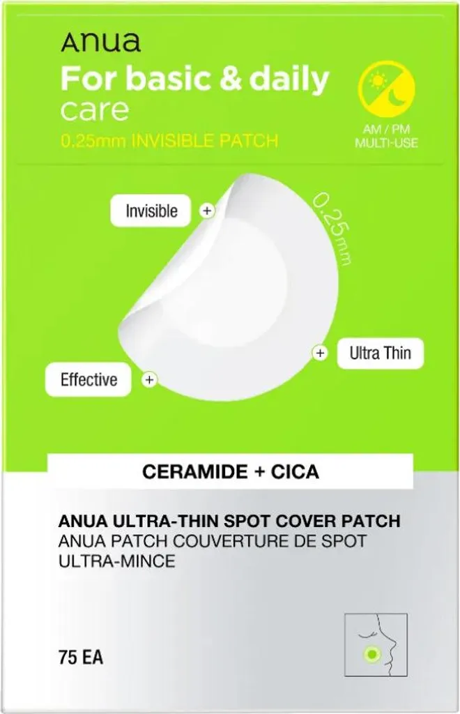Soin des Imperfections avec Pansements Hydrocolloïdes Fins - 75 Patchs