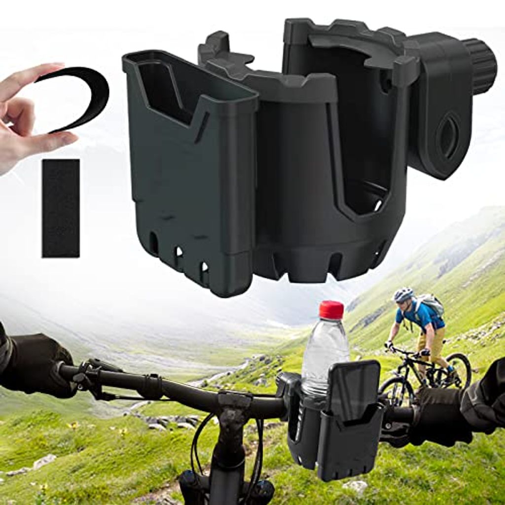 2-in-1-Fahrrad-Getränkehalter mit Telefonhalter-Organizer, Produktbild 5