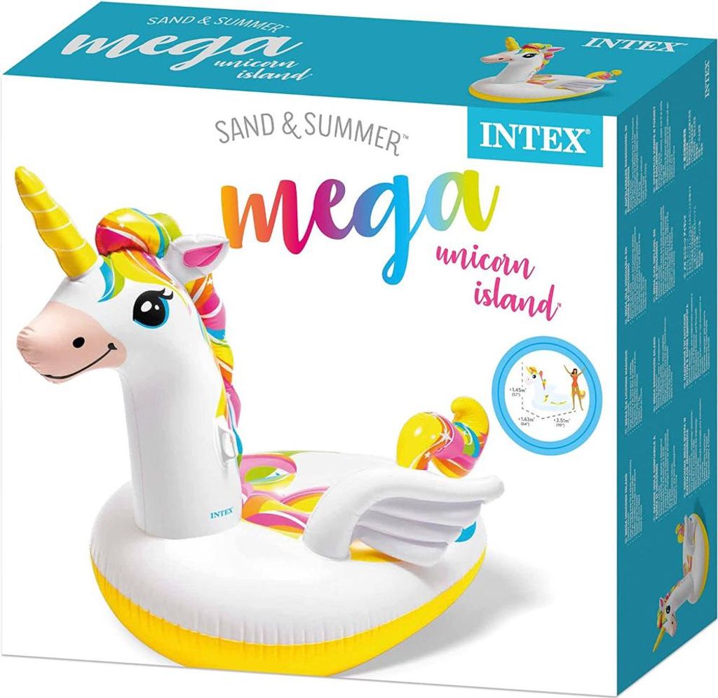INTEX Piscine Gonflable Ronde Unicorn 58435NP