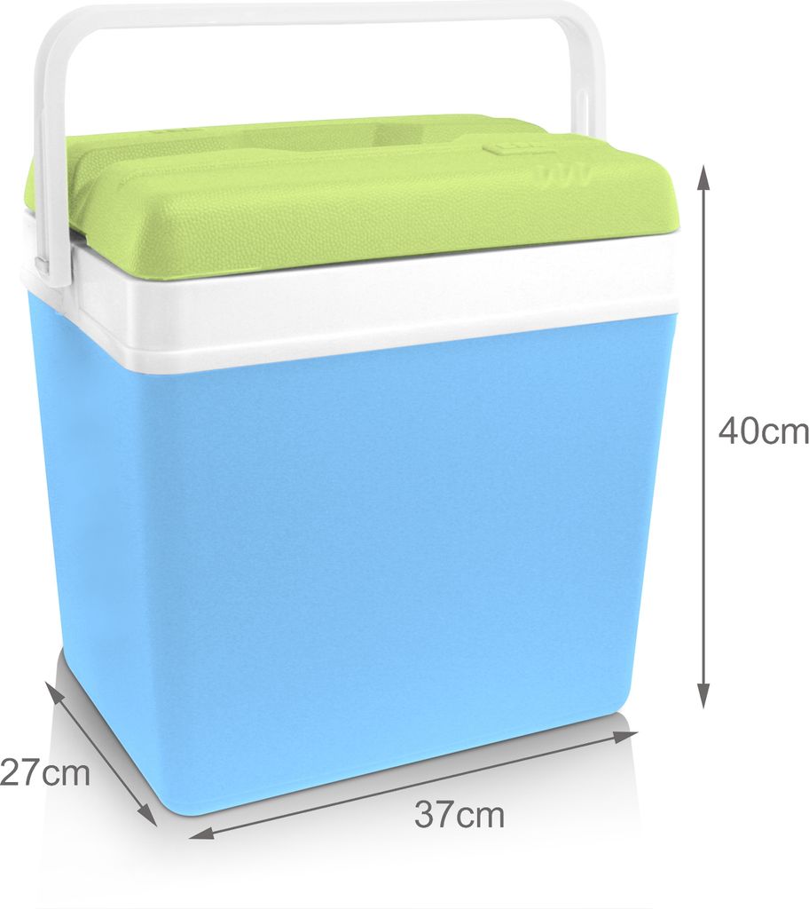 Kühlbox Promotion, 24 Liter, blau-grün 36x27x40 cm Produktbild 5