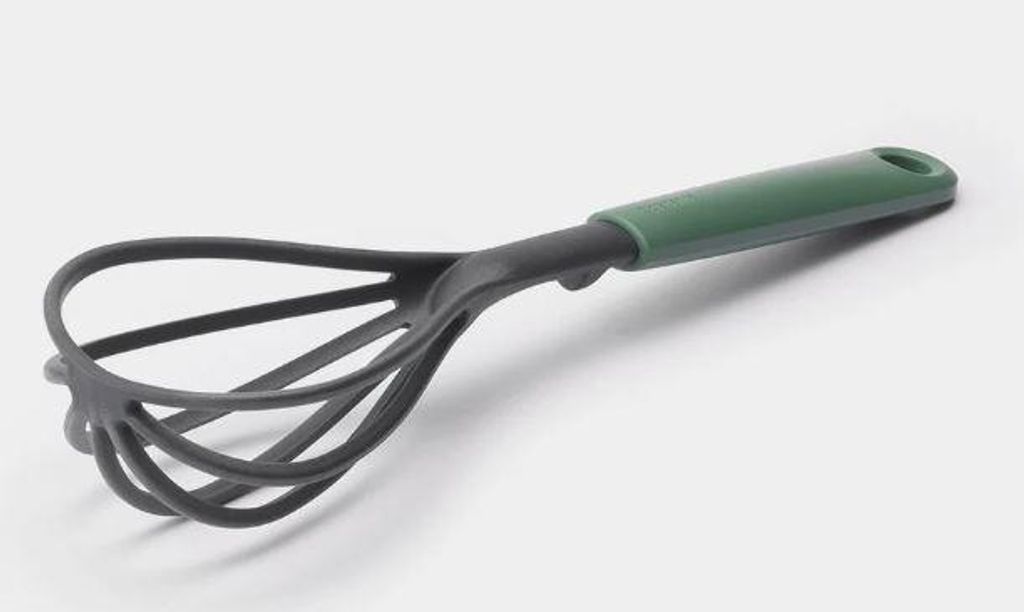 Brabantia Tasty+, Ballon-Schneebesen, Schwarz, Grün, Nylon, 220 °C, 75 mm, 46 mm
