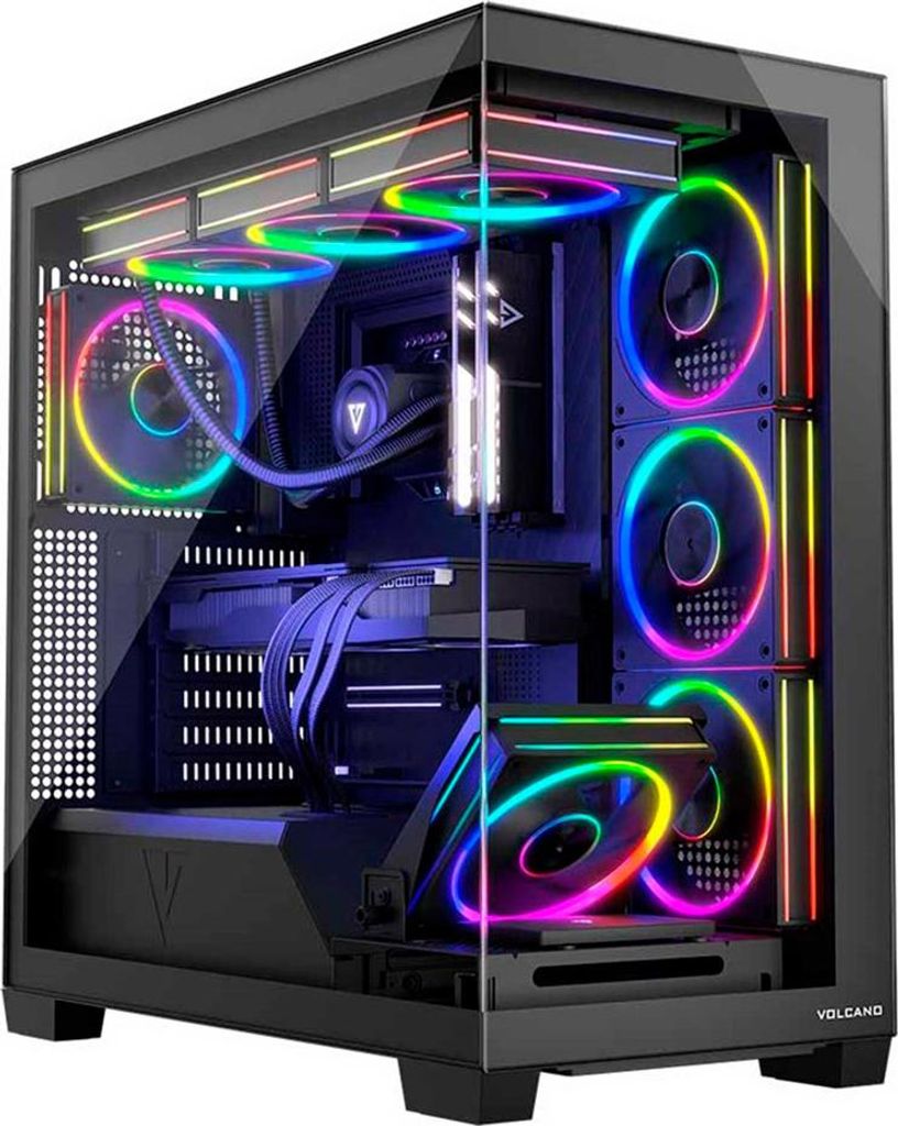 Modecom MODECOM PC CASE STELLAR 8F ARGB 10 BLAC Image du produit 