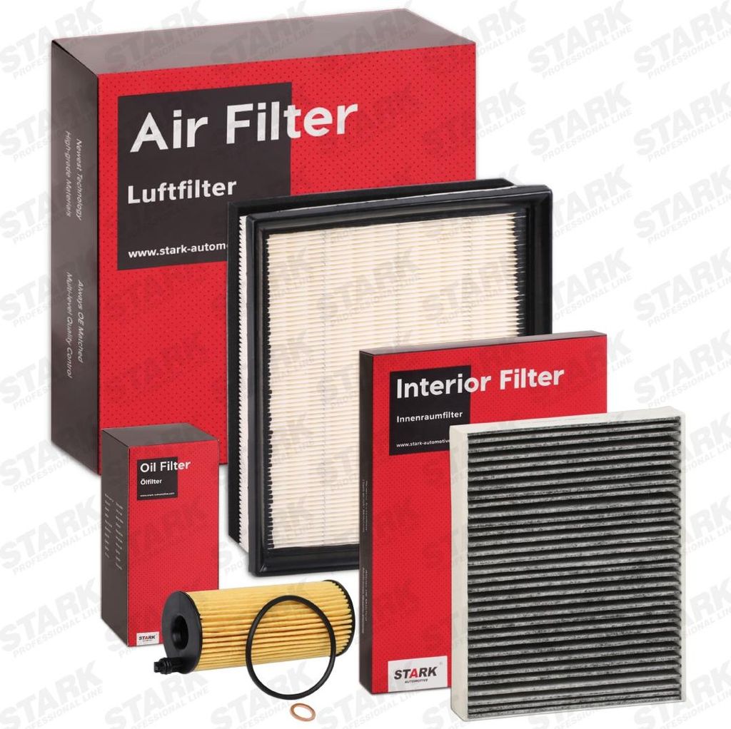 STARK Filterset Inspektionspaket Filtersatz passend für MERCEDES-BENZ A-Klasse (W176) V-Klasse (W447) für OPEL INSIGNIA Caravan für AUDI A3 Spor...