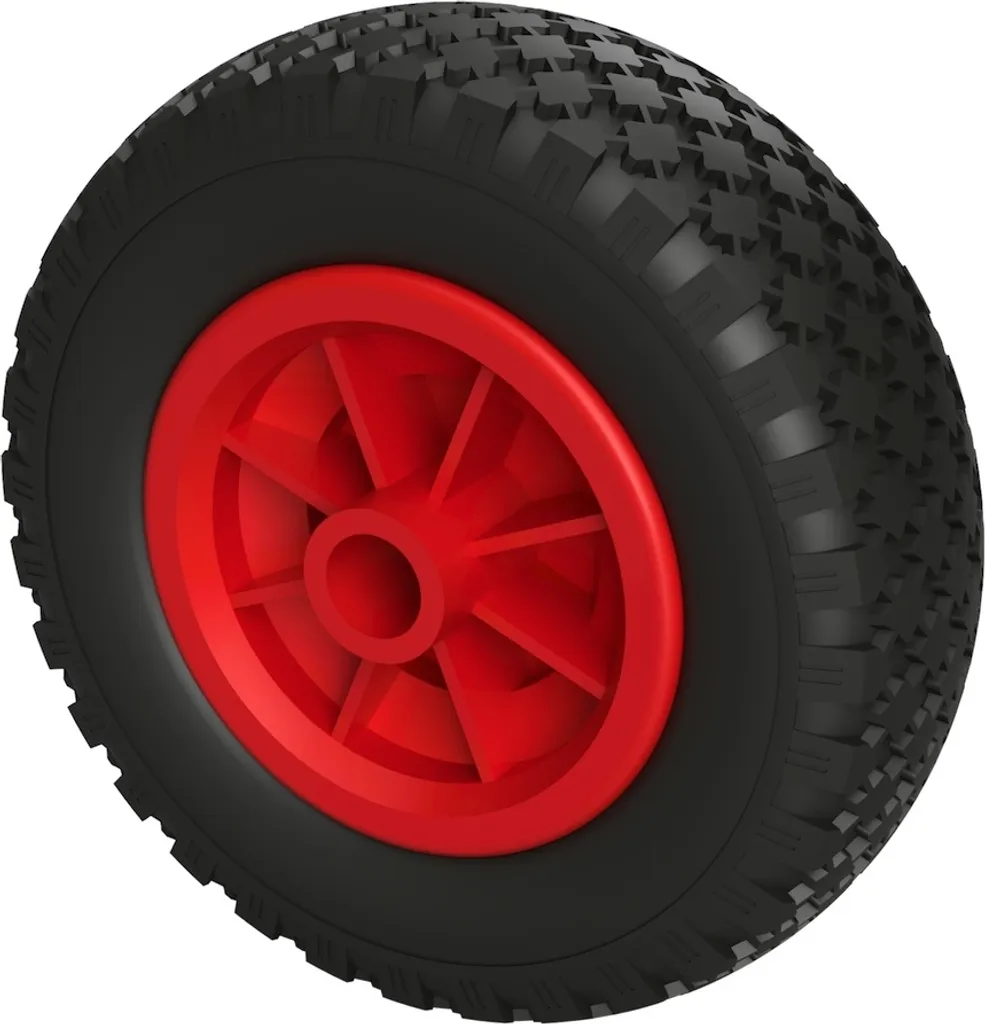 Ruota Antiforo 200mm 2.50-4 in Poliuretano | Ruota Carrello e Rimorchio