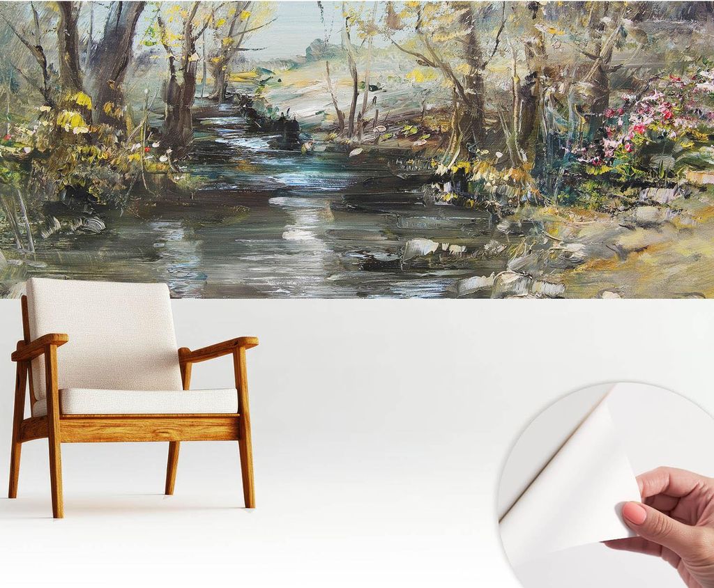 Fototapete selbstklebend - 250x104 cm - Tapete - Wandtapete - Wandbilder - Klebefolie - Dekofolie - Tapete Folie - Wand - Dekoration - Wohnzimmer -...