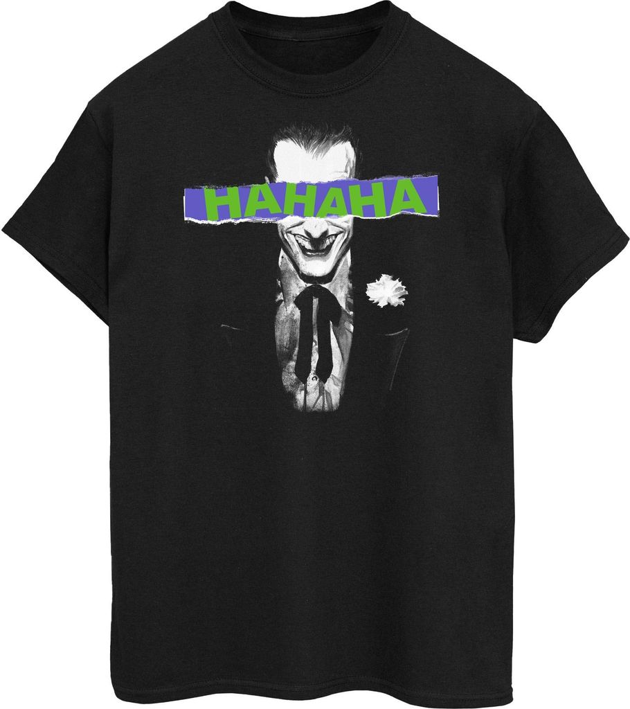 The Joker - "HaHaHa" T-Shirt für Herren BI615 (XL) (Schwarz)
