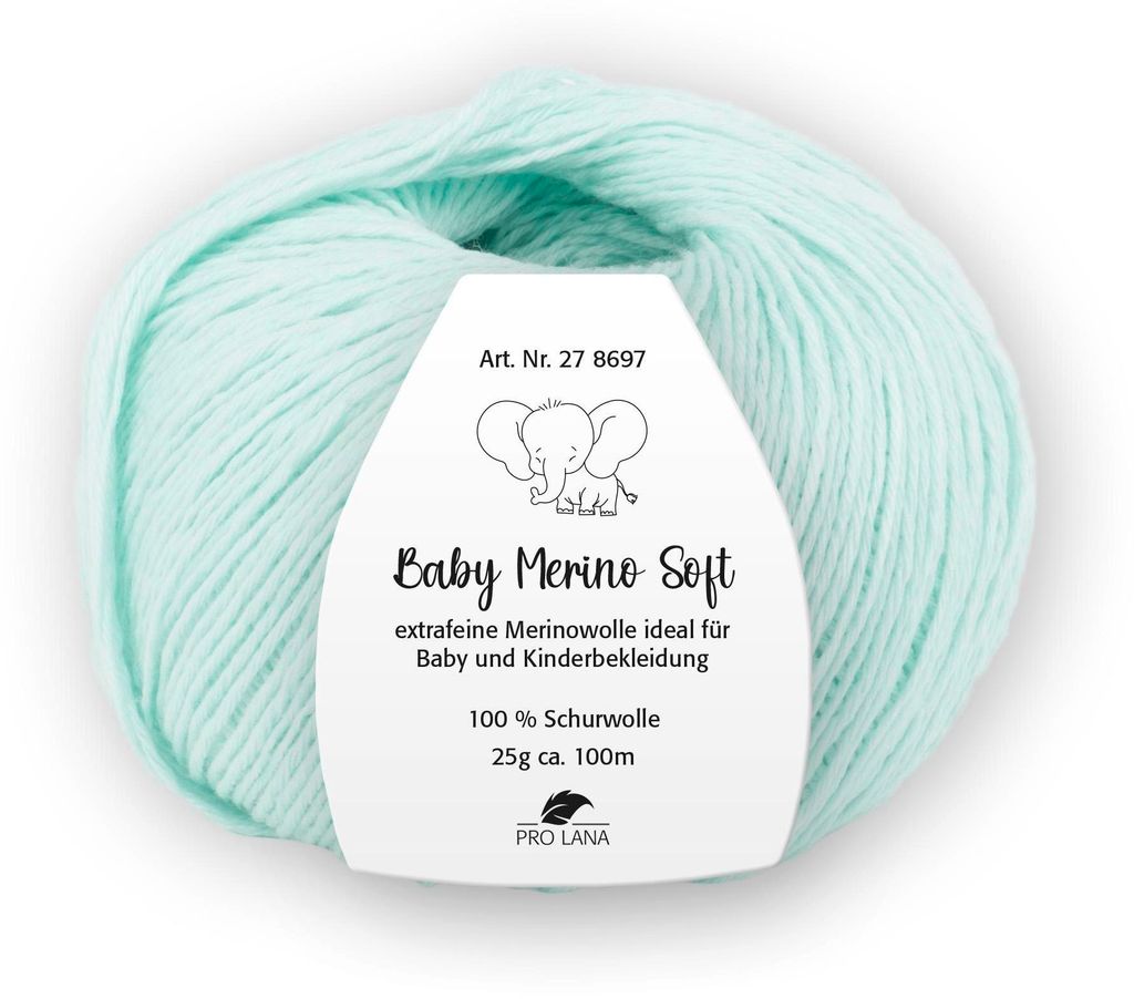 25 Gramm Pro Lana Baby Merino Soft 63 Mint