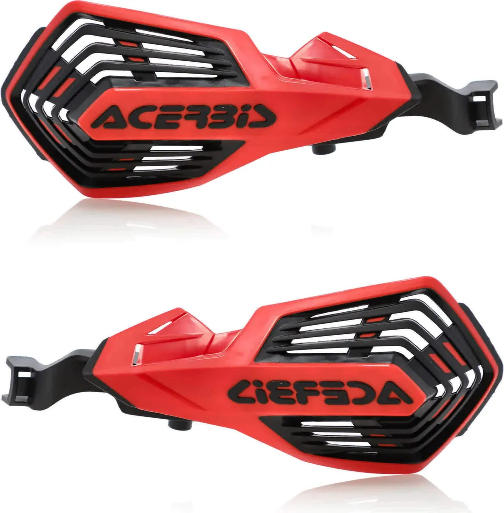 Protège-mains Ouverts K-Future Acerbis Rouge - Accessoire MX Enduro