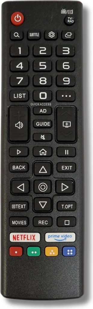 Ersatz Fernbedienung Linsar LS70UHDNF | LS70UHDNF23 | LS75UHDNF