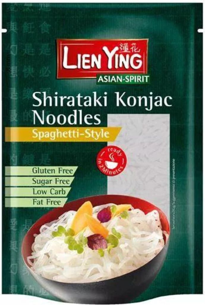 Lien Ying Shirataki Konjac Noodles Spaghetti-Style, 200g Immagine del prodotto 