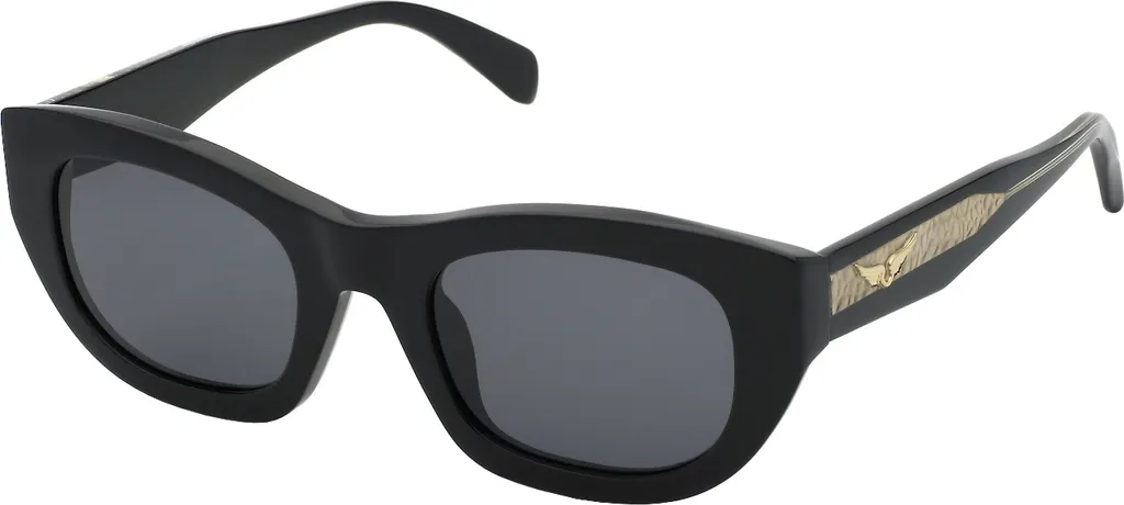 Lunettes de soleil Zadig&Voltaire SZV408 0700 Noir Brillant 51mm Femme