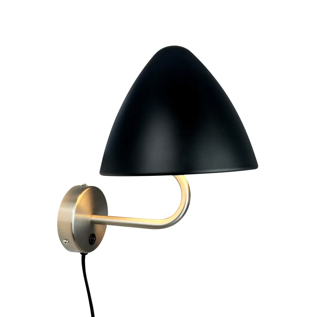 Applique LED OULU Metallo Nero | Illuminazione Accento Soggiorno e Camera
