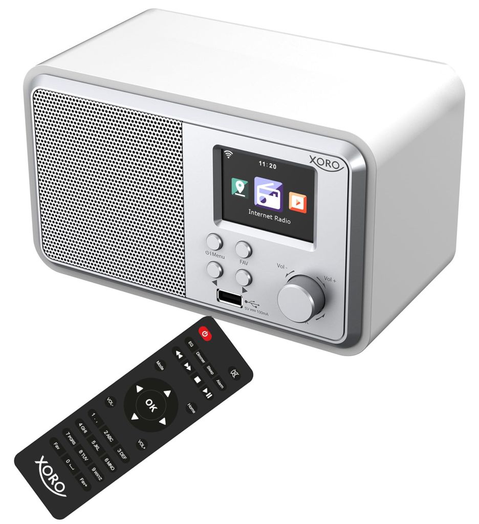 Xoro XOR400910 Xoro DAB 300 Internet Radio IR DAB+ BT USB Imagen del producto 