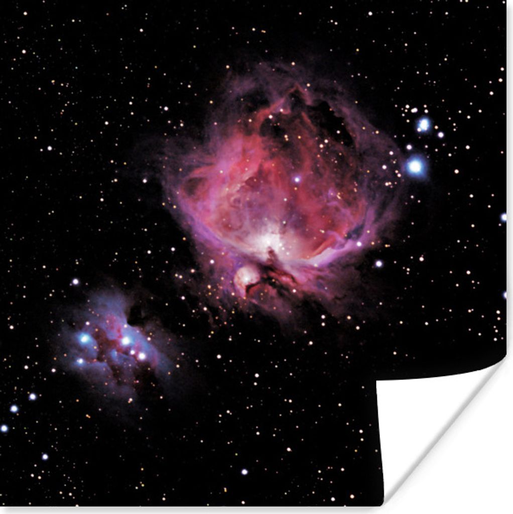 MuchoWow Poster Konstellation - Weltraum - Orion - Jungen - Mädchen - Kinder 50x50 cm - Wohnzimmerdekoration