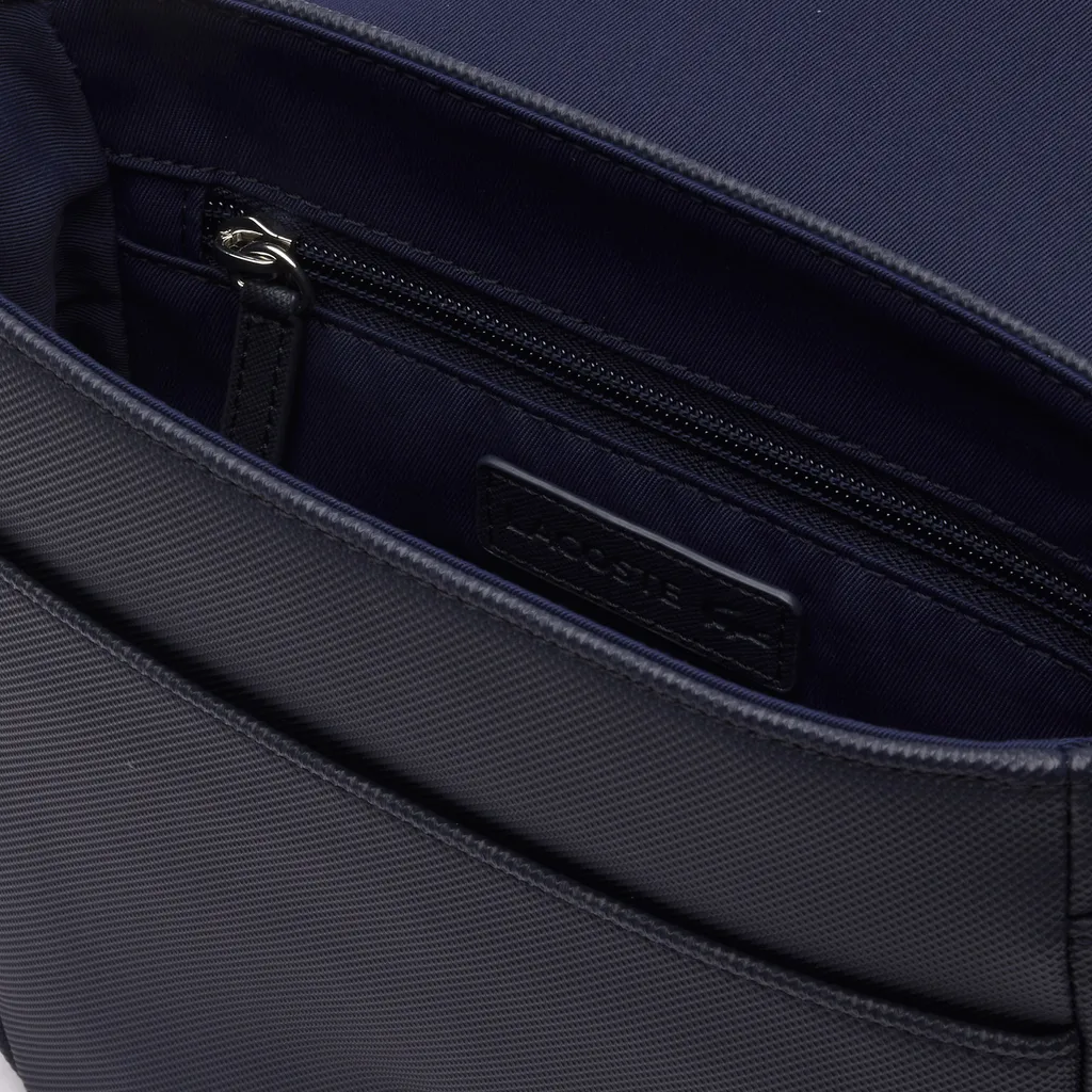 Borsa Uomo Lacoste Classic Flap Marine 166 - Design Funzionale - 8