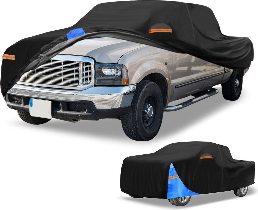 1 Stk. Universal Autoabdeckung Wasserdicht Alle Wetter Automotive Outdoor Schutz Vollständige Außenabdeckung Aluminiumfolie Baumwolle Schwarz Bla...