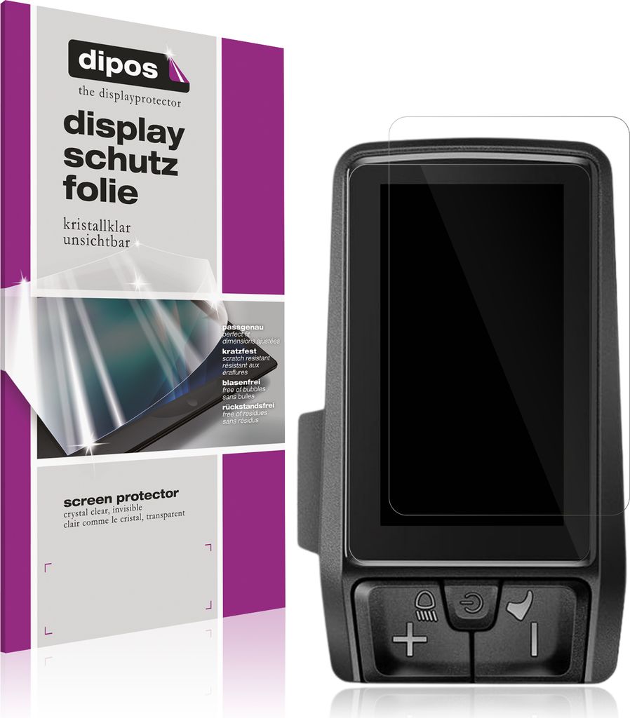 4x Schutzfolie für COCOLUMEN C080 klar Displayschutzfolie Folie Display Schutz dipos