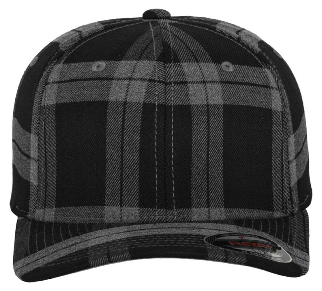 Flexfit - Baseball-Mütze TN1607 (L-XL) (Schwarz/Grau)