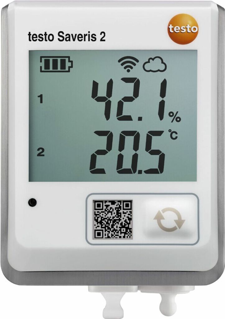testo Saveris 2-H2 Multi-Datenlogger Messgröße Temperatur, Luftfeuchtigkeit -30 bis 70 °C 0 bis 100 % rF (0572 2035)