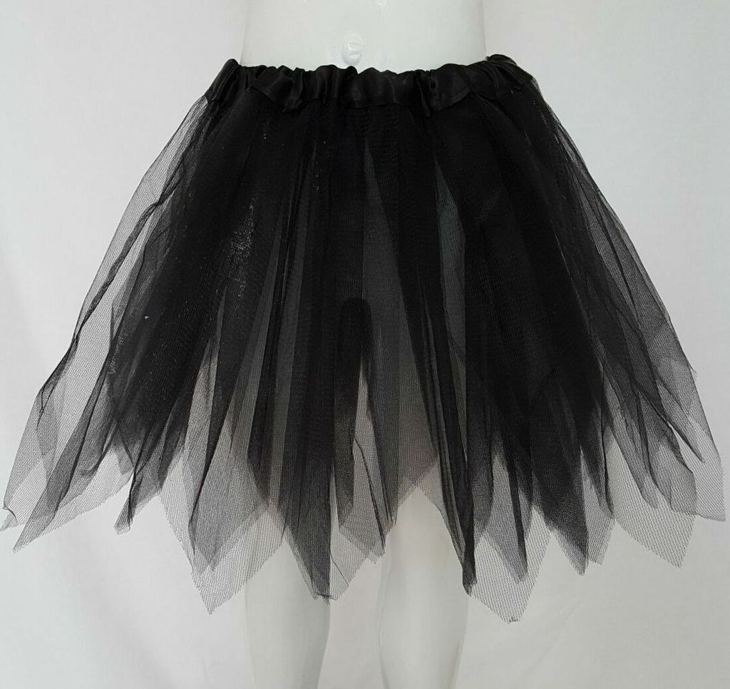 Tütü Tüllrock Petticoat Ballett Kleid gezackt Produktbild 