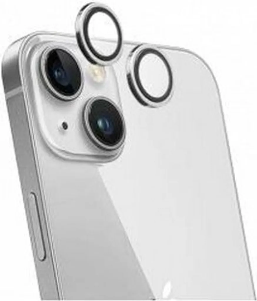 Protezione Fotocamera Force Glass iPhone 15/15 Plus Vetro Argento