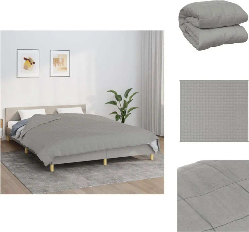 vidaXL Coperta Ponderata Terapeutica 13kg 200x225cm per Ansia