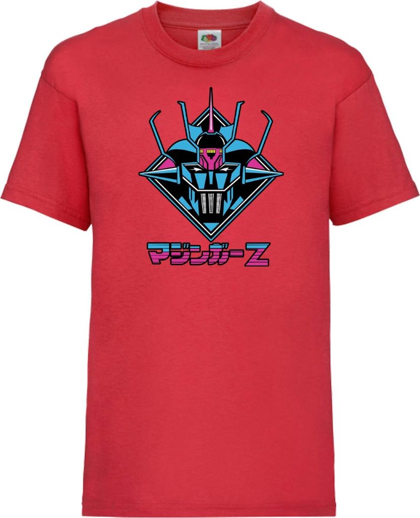 Kinder T-Shirt Mazinger Z, 9-11 Jahr - 140 / Rot