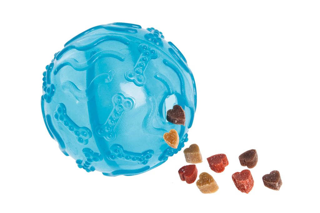 Vitakraft Actionball Hundespielzeug – Mit Soundeffekt & Zwei Bällen Zum Kauen & Spielen (15 Cm, TPR-Material)