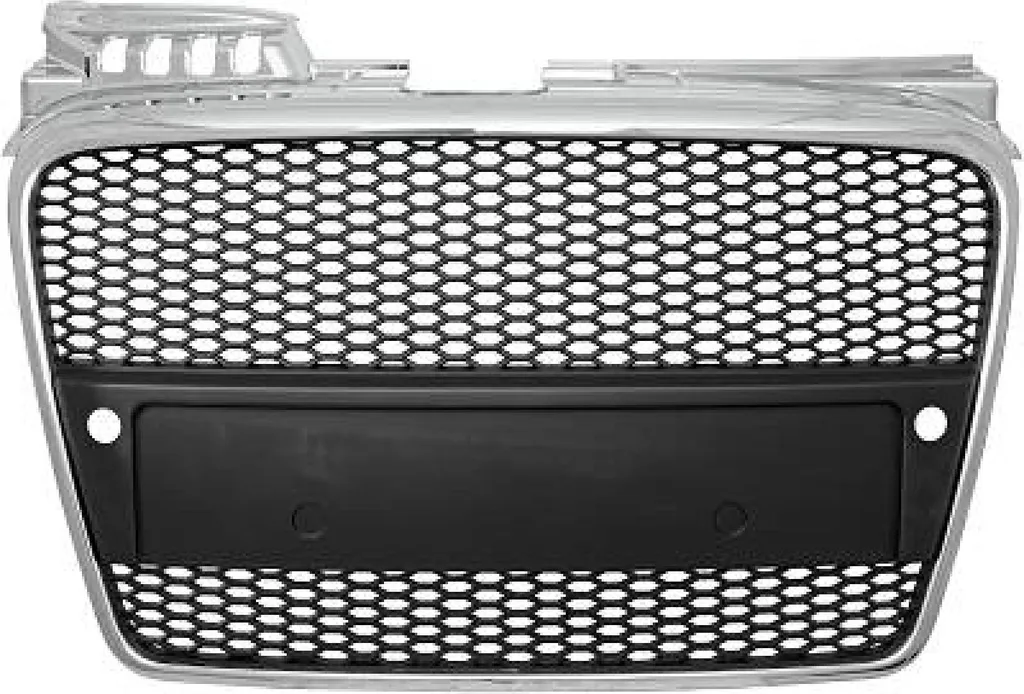 DIEDERICHS 1017642 Calandre pour Audi A4 Avant B7 8ED Chrome et Noir