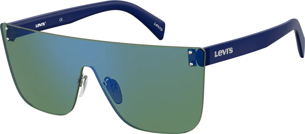 Levi's Lunettes de Soleil 1001/S Rectangulaires Polyamide Vert Bleu