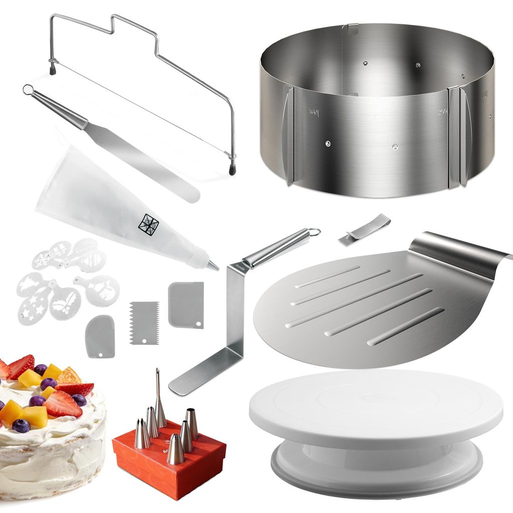 Lindenstein Torten-Zubehör-Set 24 Teile – Backzubehör mit Produktbild 