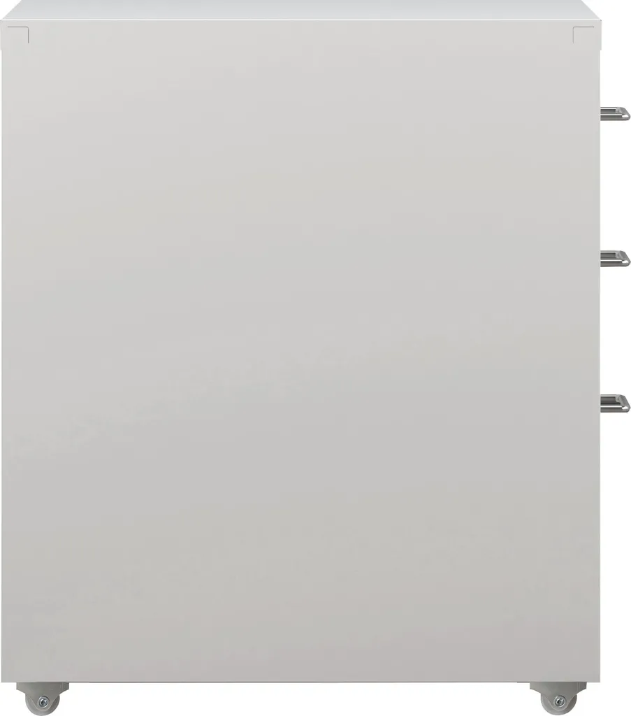 Caisson à roulettes avec tiroirs Kökar Rangement robuste en acier - 6