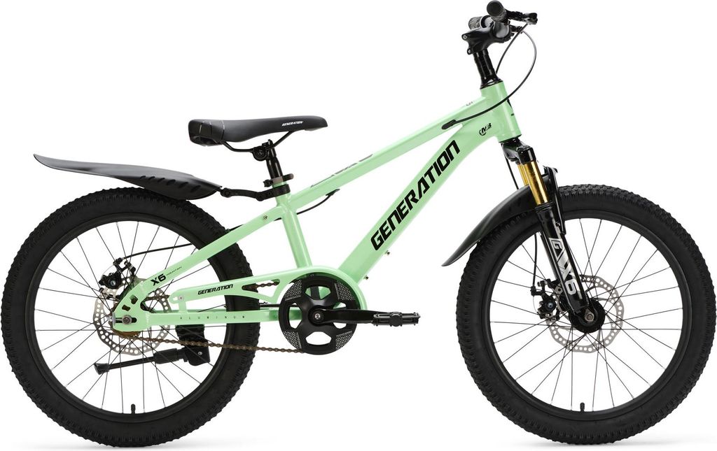 Generation X6 20 Zoll Mintgrün – Kinderfahrrad mit Produktbild 