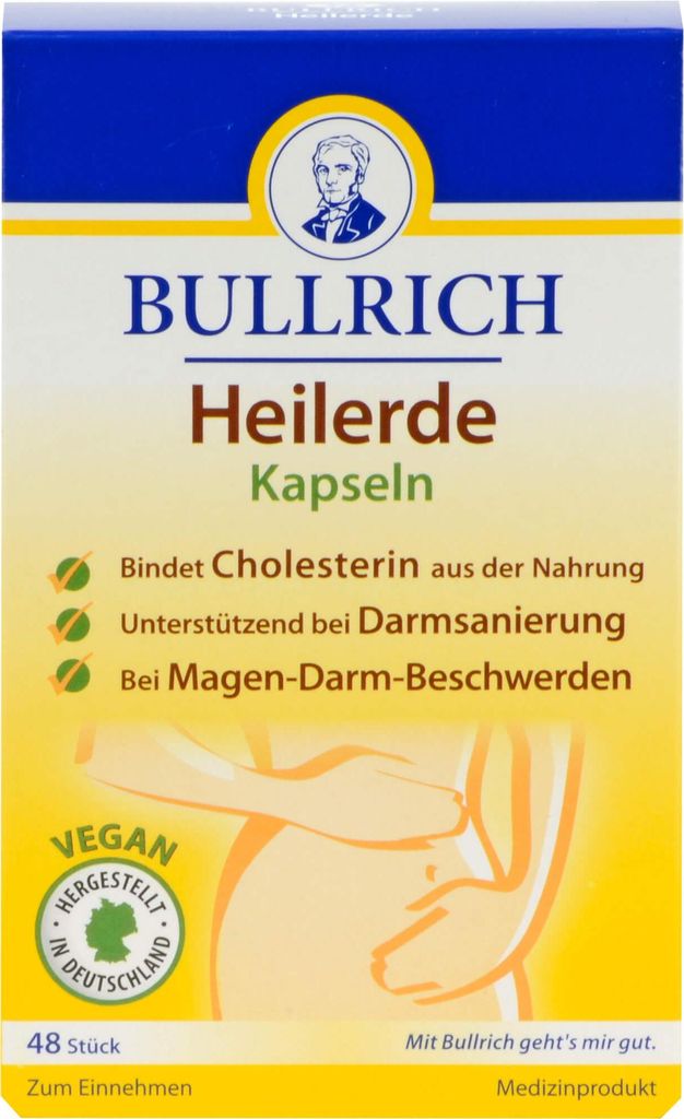 BULLRICH Heilerde Kapseln, 48 St. Kapseln Produktbild 