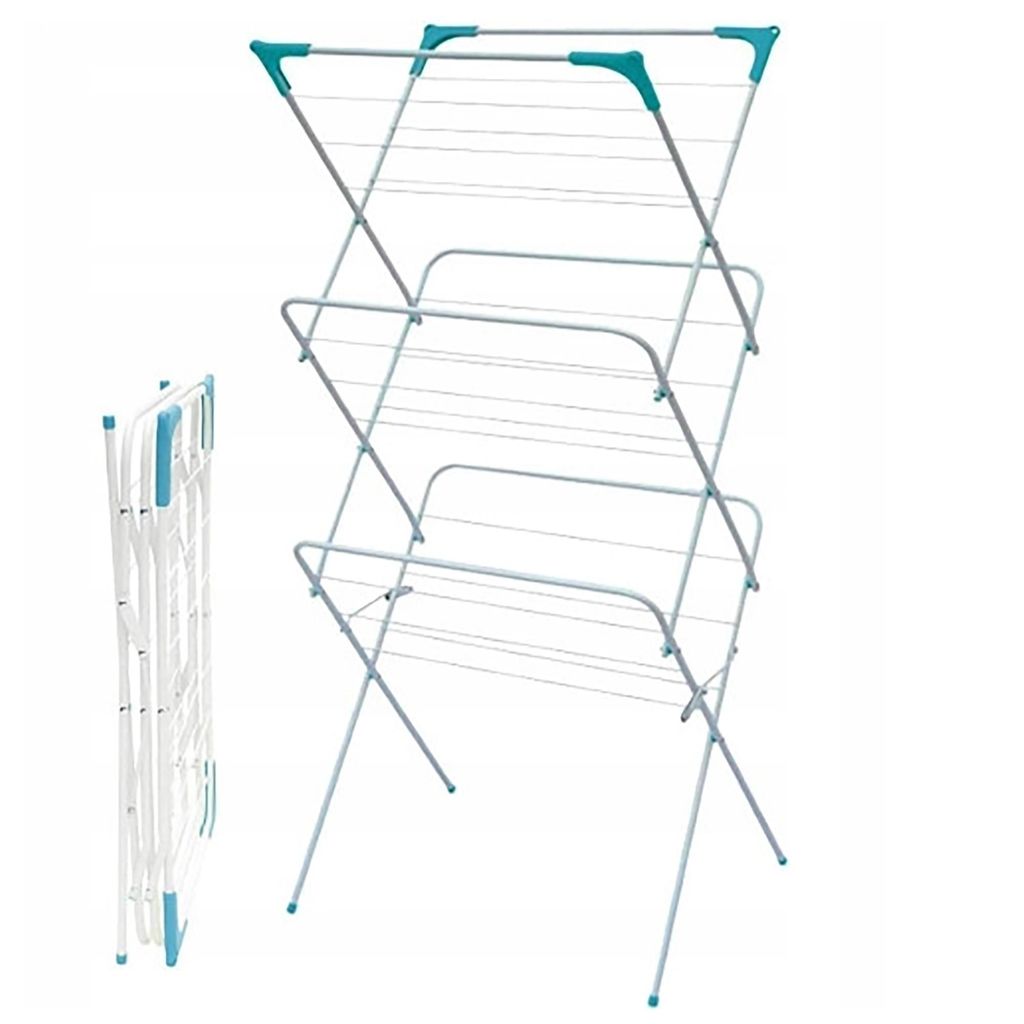 Séchoir à linge vertical, pliable, grand format, sur pied, Image du produit 