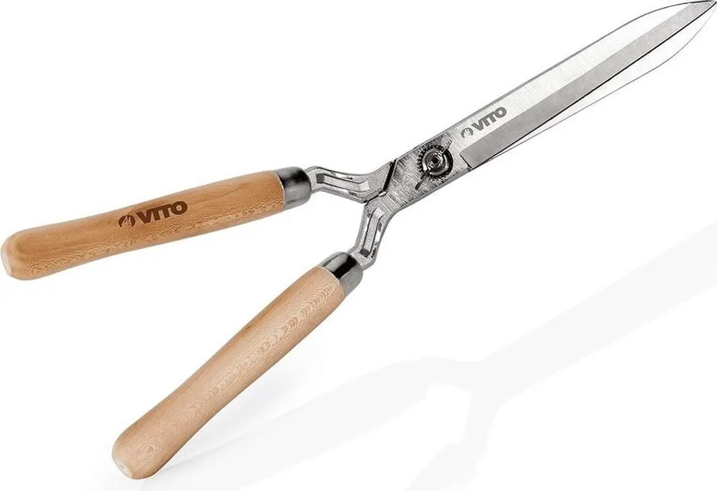 Cisaille de jardin VITO 51cm en fer forgé main et manche bois robuste